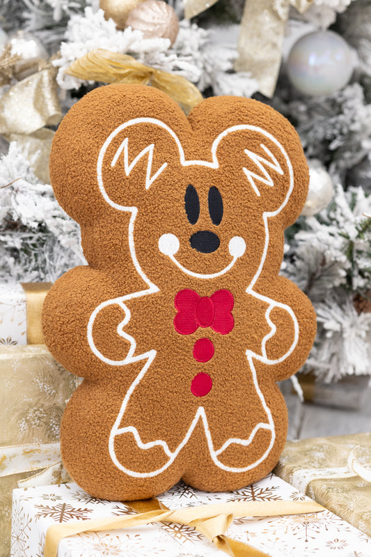 Mickey Gingerbread Decor Pillow